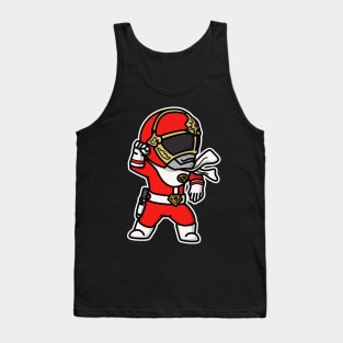 GoggleRed Super Sentai Chibi Style Kawaii Tank Top